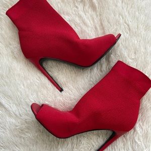 Red Steve Madden heels
